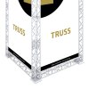 CROWN TRUSS 10x10, Bas 19,5x19,5cm - Vit #6
