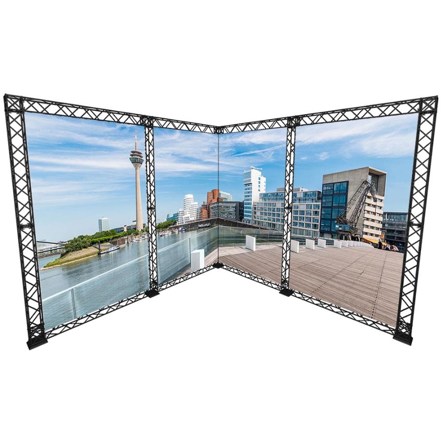 CROWN TRUSS 10x10, H&ouml;rnblock - Svart