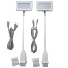 CROWN TRUSS 10x10, LED, 15 watt Spotlight, inkl. h&aring;llare - Vit. Upps&auml;ttning. = 2 st. #1