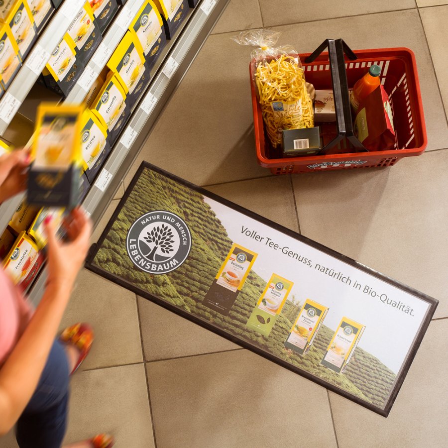 Floorwindo 4xA4 golvdisplay