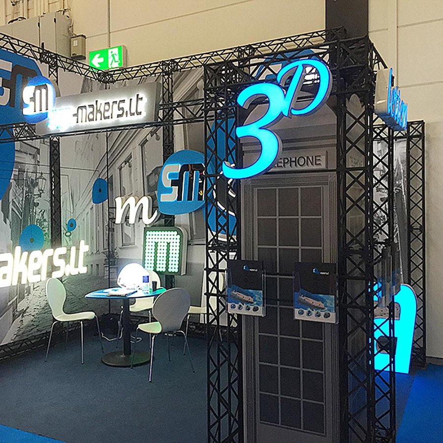 Crown Truss 10 Banner Wall - Svart