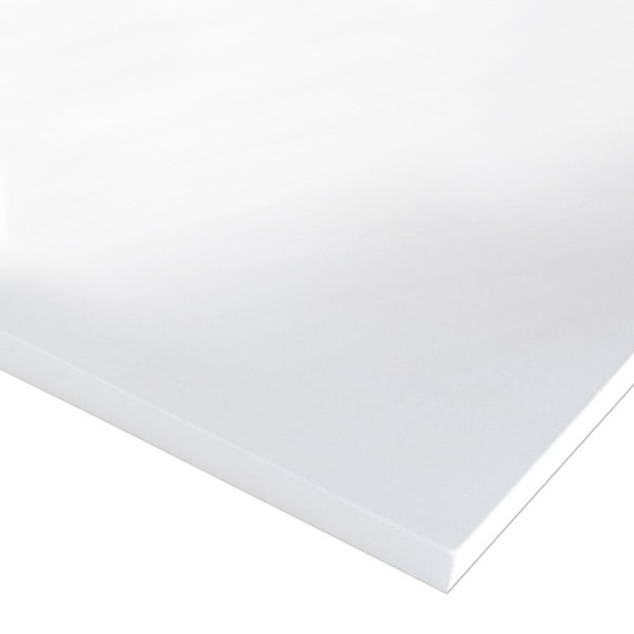 CROWN Truss B&auml;nkskiva, 95x95cm Triangel - Vit