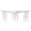 CROWN Truss B&auml;nkskiva, 95x95cm Triangel - Vit #1