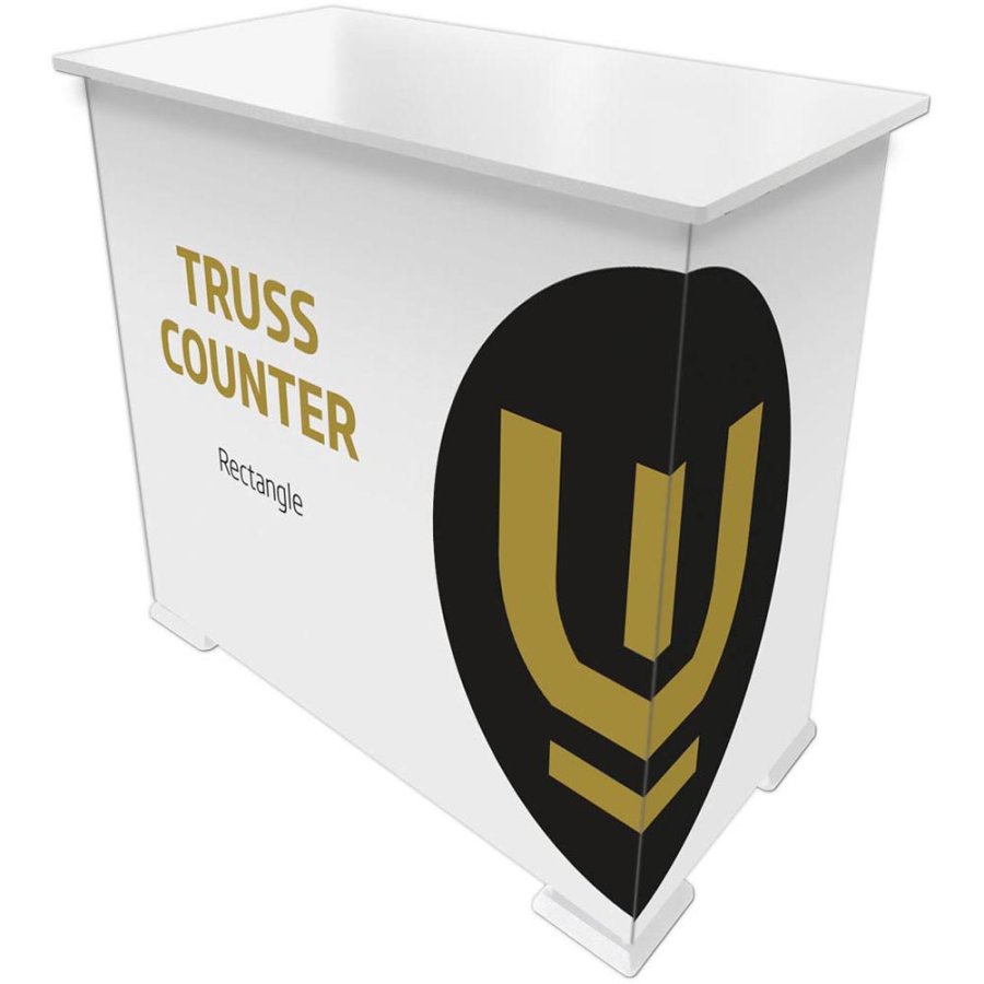 CROWN TRUSS Counter - Rektangel 95x65cm - Vit