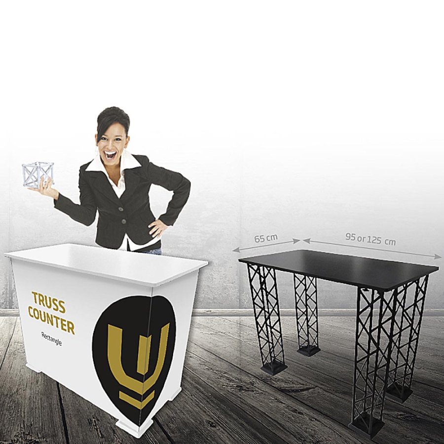 Fackverksr&auml;knare rektangel 125x65cm