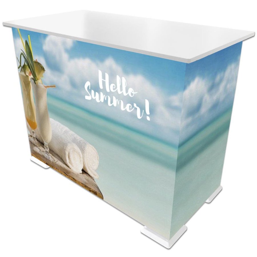 CROWN TRUSS Counter - Rektangel 125x65cm - Vit