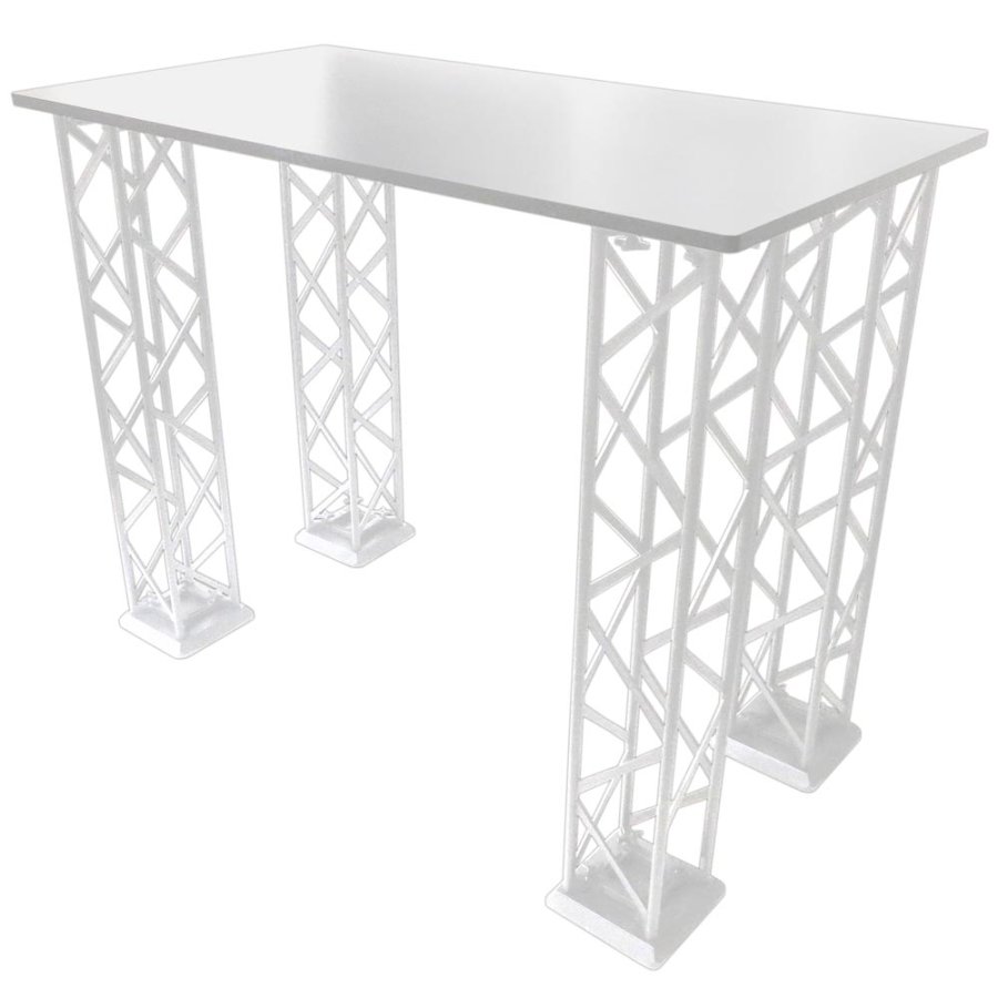 CROWN TRUSS Counter - Rektangel 125x65cm - Vit