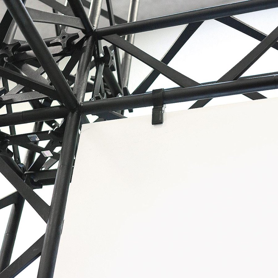 Crown Truss 15 L-form 3 x 6 m - svart