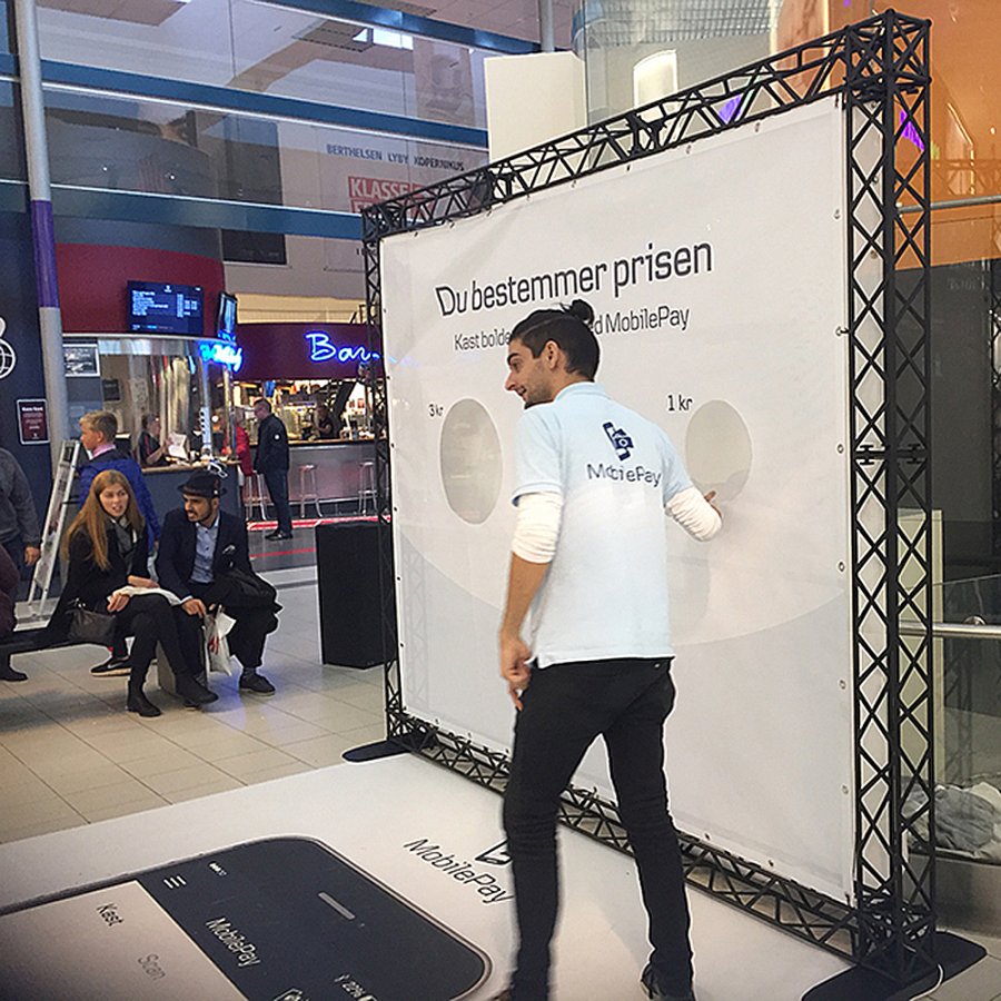 Crown Truss 15 Banner Wall - Svart