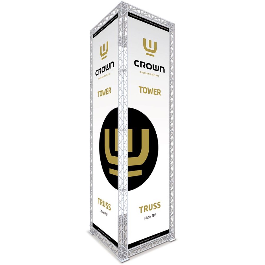 Crown Truss 15 Tower - Svart