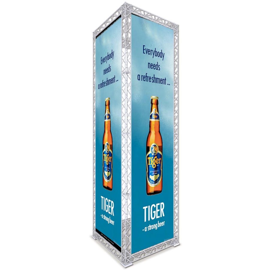 Crown Truss 15 Tower - Svart