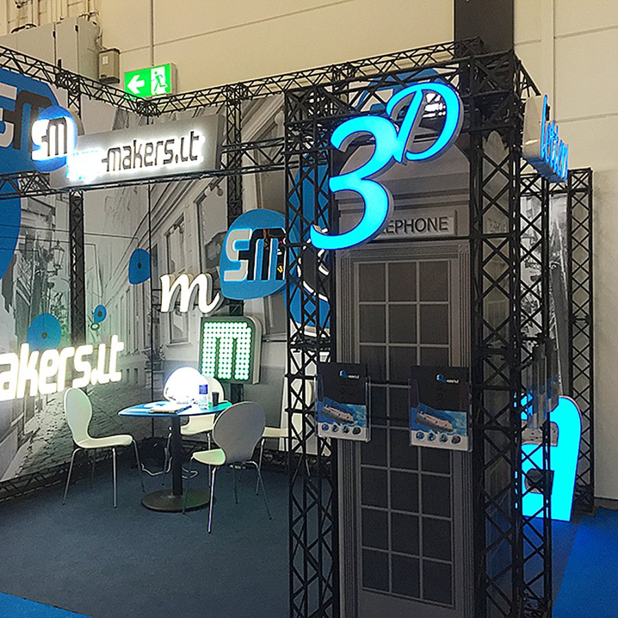 Crown Truss 15 U-form 4 x 4 m - svart