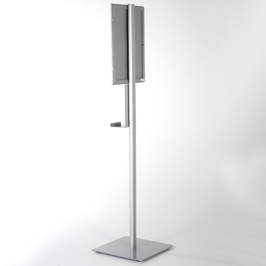 Handspritst&auml;ll med sprith&aring;llare och A4 sn&auml;ppram