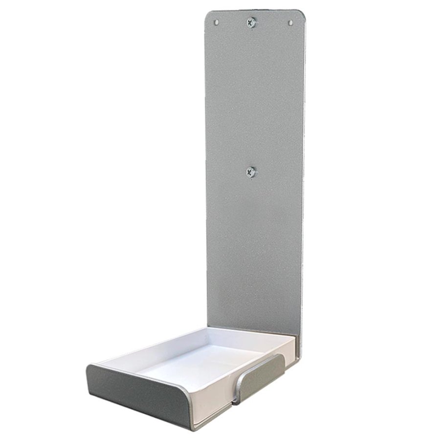 H&aring;llare med vit akrylbricka