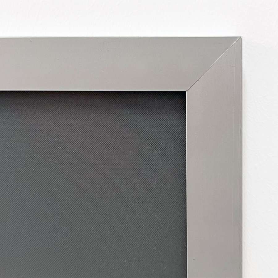 Alu sn&auml;ppramar, silver, 20 mm plan profil, A1