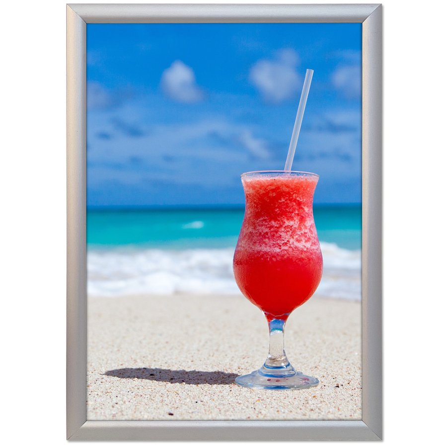 Alu sn&auml;ppramar, silver, 20 mm profil, A3