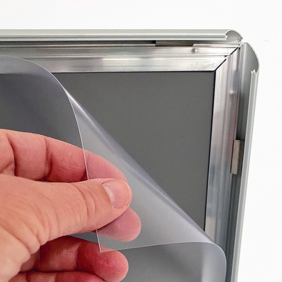 Alu sn&auml;ppramar, silver, 20 mm profil, A4