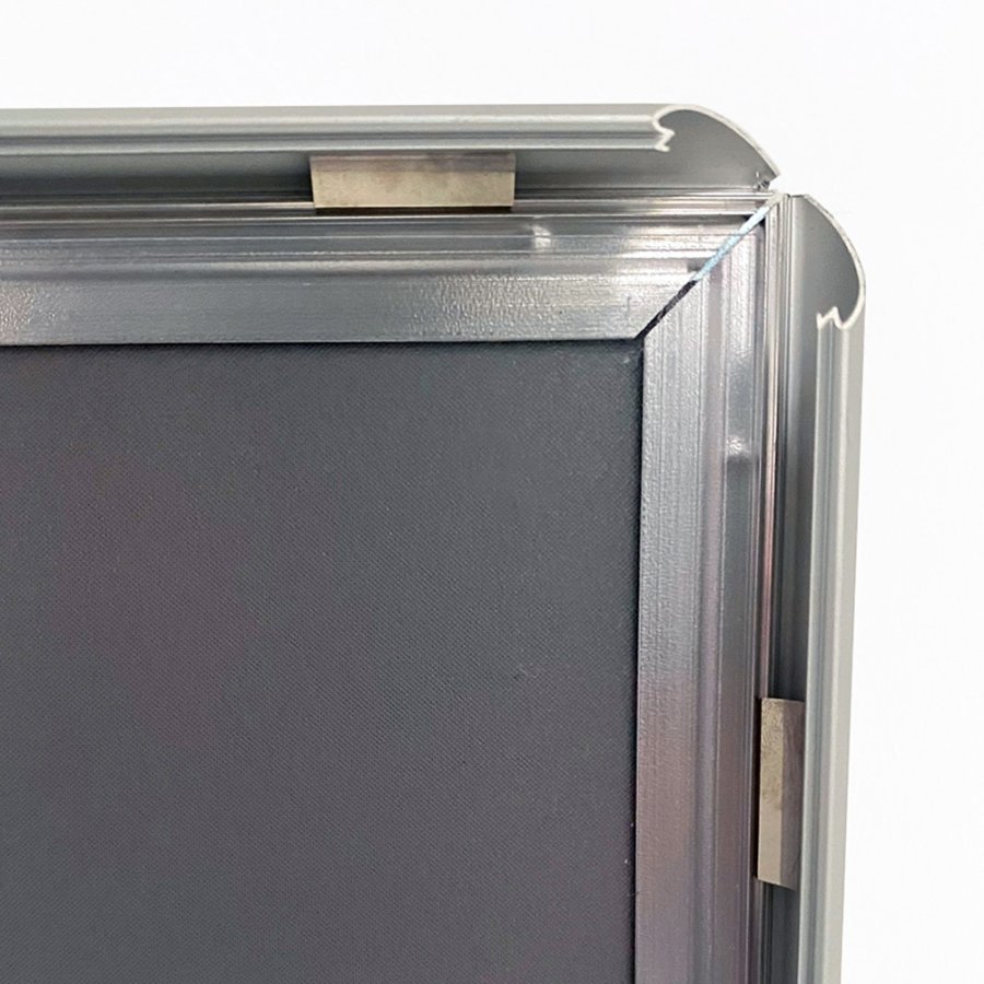 Alu sn&auml;ppramar, silver, 20 mm profil, A4