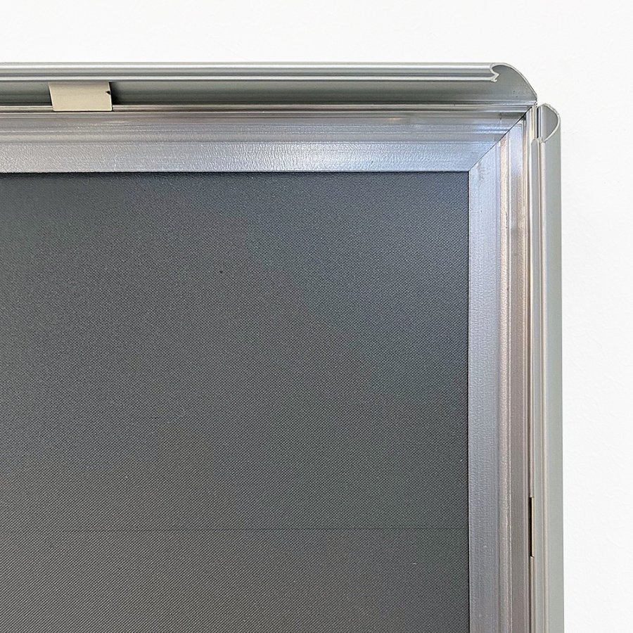 Alu sn&auml;ppramar, silver, 17 mm profil, 50 x 70 cm