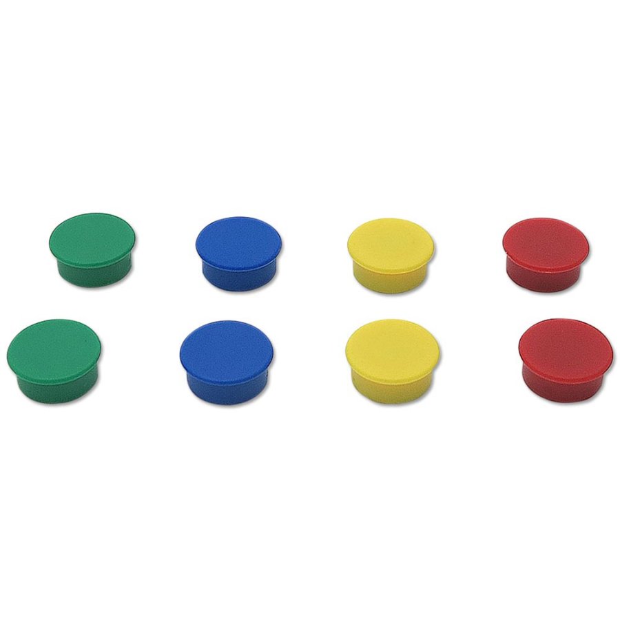 Magneter f&ouml;r t.ex. White Board. 8 st. - blanda.