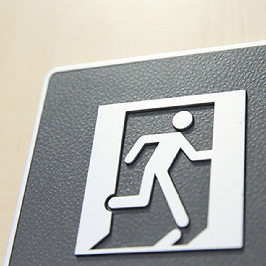 Ikon D&ouml;rrskylt med punktskrift - m&auml;n