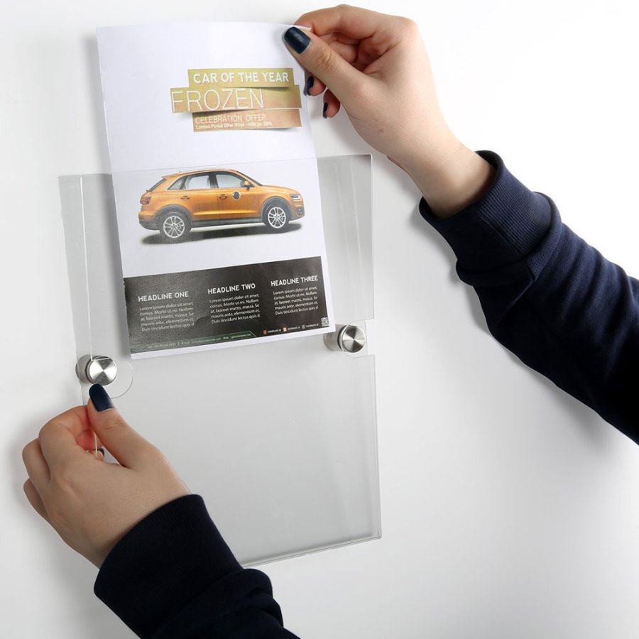 Akryl v&auml;ggram - A5