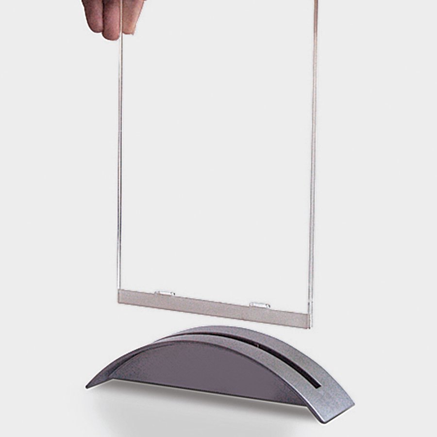 Rocket Menu korth&aring;llare vertikal - A5 - 14,8x21 cm - gr&aring;