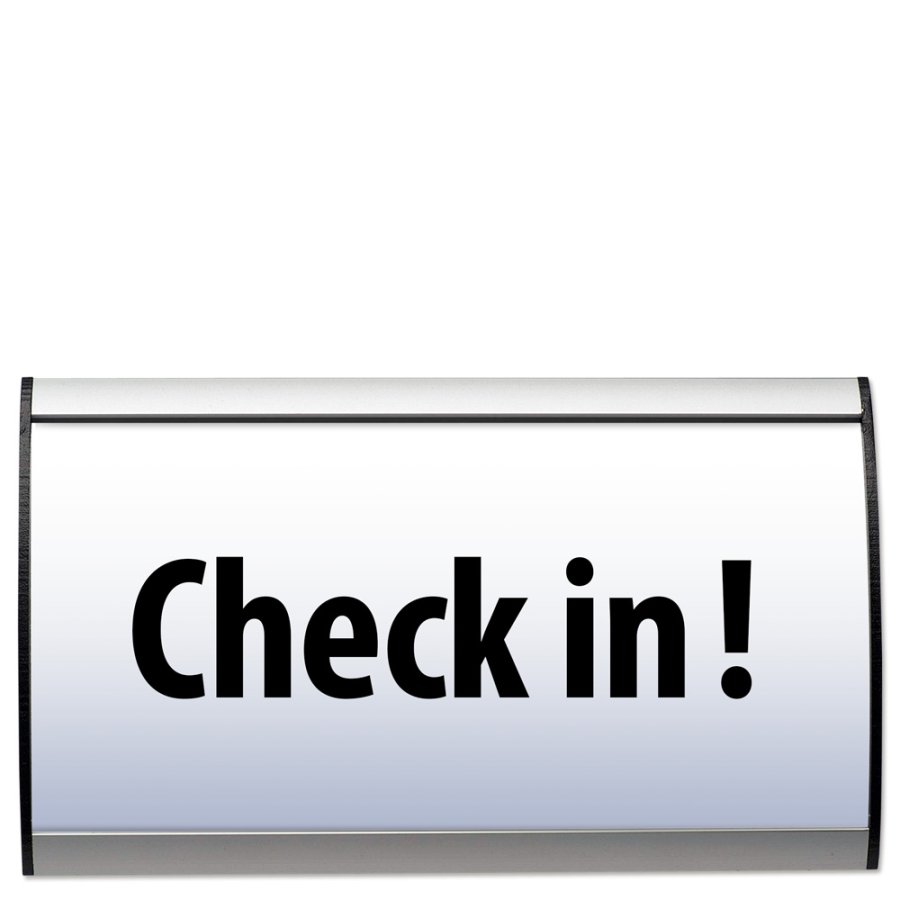 Bordsskylt - 7,4x15cm