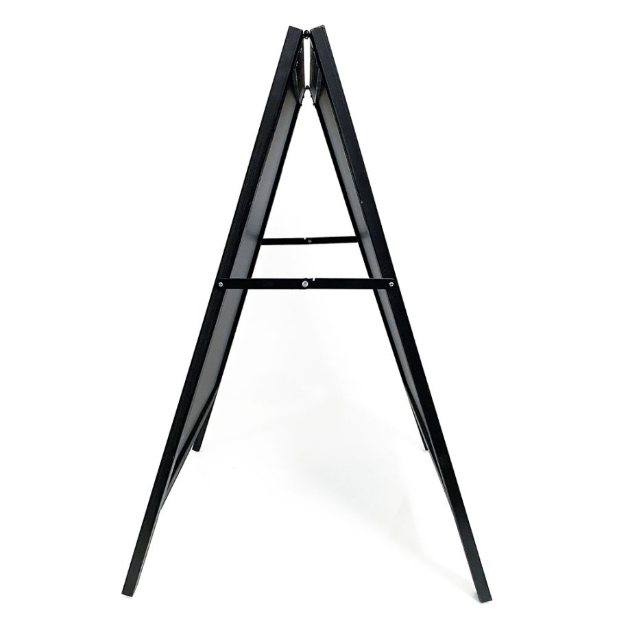 Wooden Griffelst&auml;ll - Gatupratare Griffeltavla 59x78cm svart bets