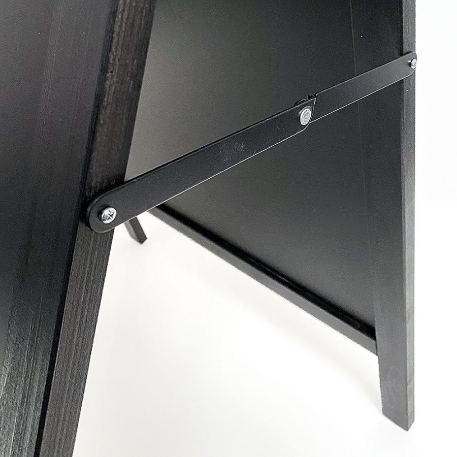 Wooden Griffelst&auml;ll - Gatupratare Griffeltavla 59x78cm svart bets