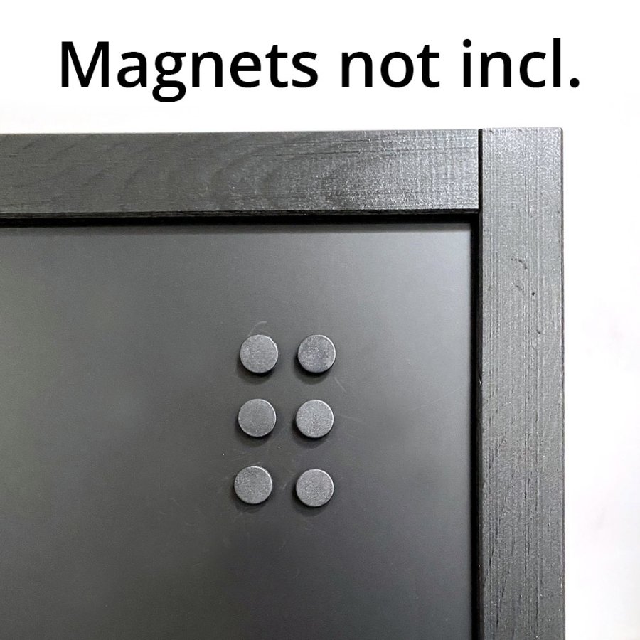 Wooden Griffelst&auml;ll - Gatupratare Griffeltavla 59x78cm svart bets