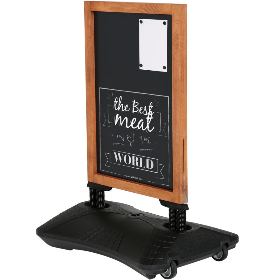 Wooden Wind-Sign Waterbase Griffelst&auml;ll, 59 x 78 cm