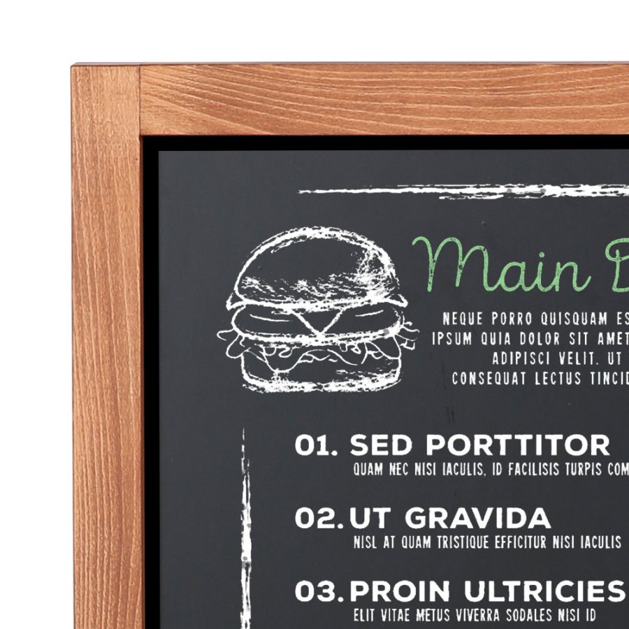 Wooden Wind-Sign Waterbase Griffelst&auml;ll, 59 x 78 cm