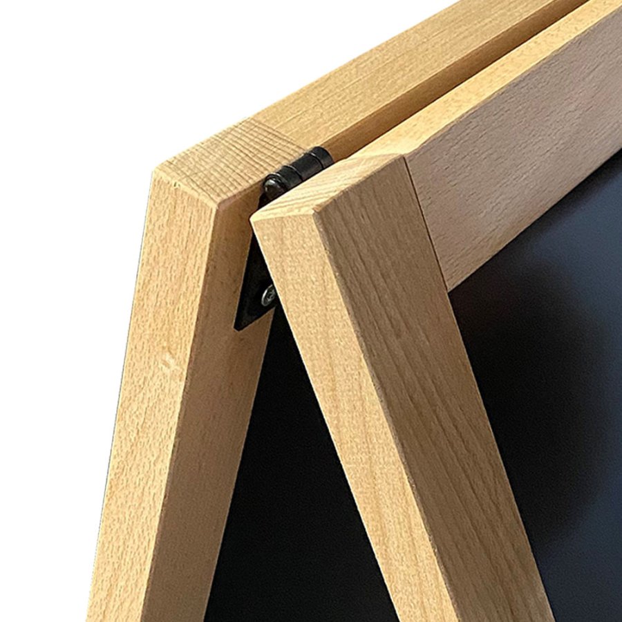 H&ouml;gt griffelst&auml;ll med magnetplast i ljus boktr&auml; 54 x 115 cm