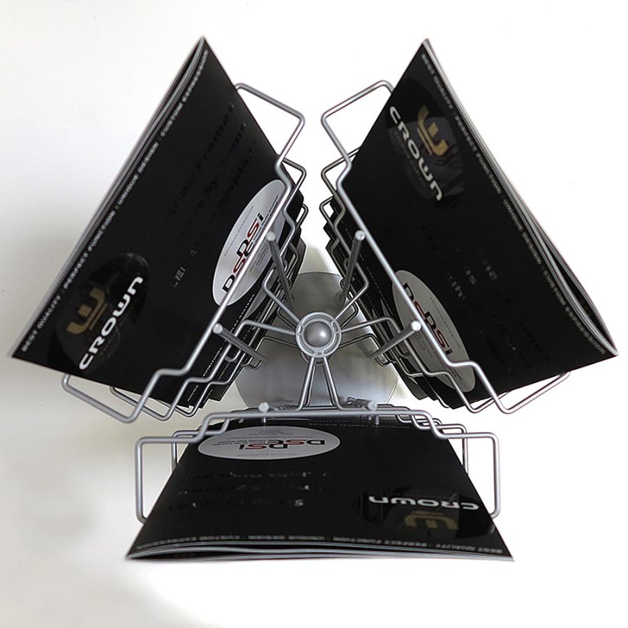 Broschyrkarusell f&ouml;r bord - 9xA4 - 21x29,7 cm