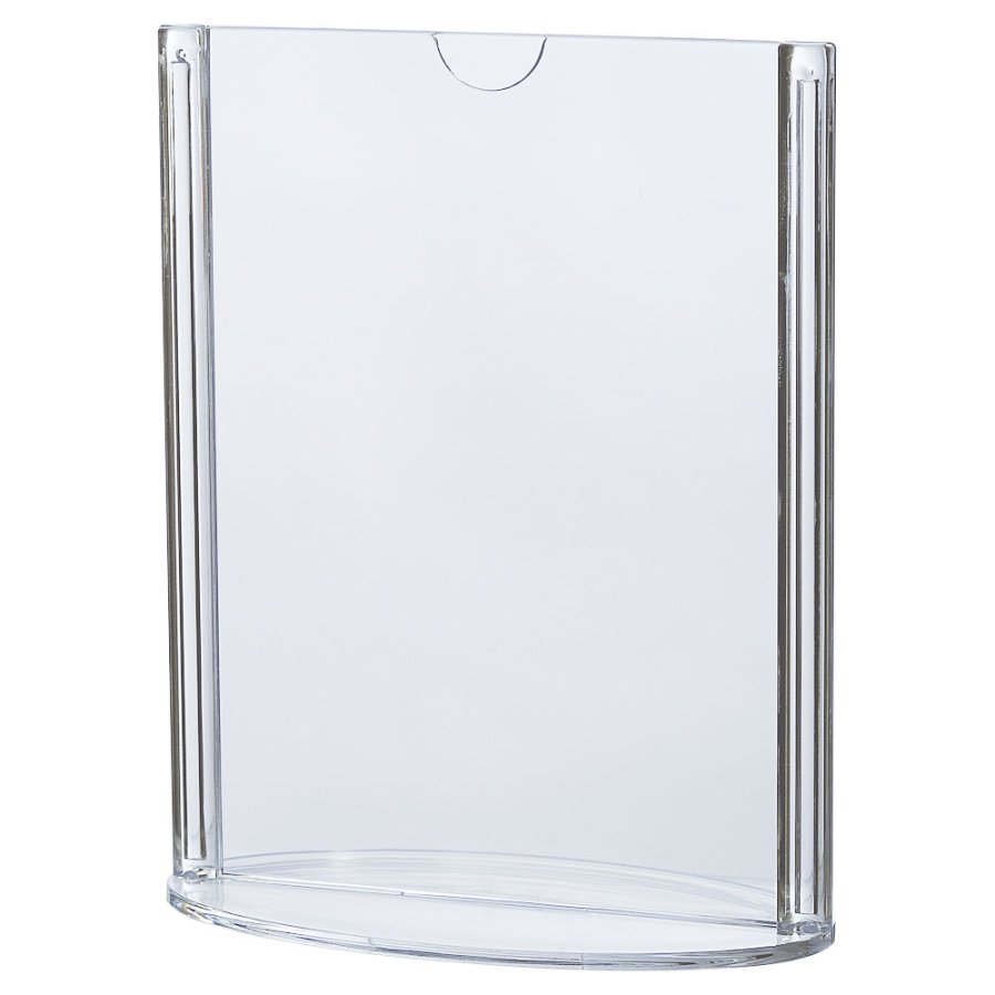 Oval Menykorth&aring;llare vertikal - A6 - 10,5x14,8 cm