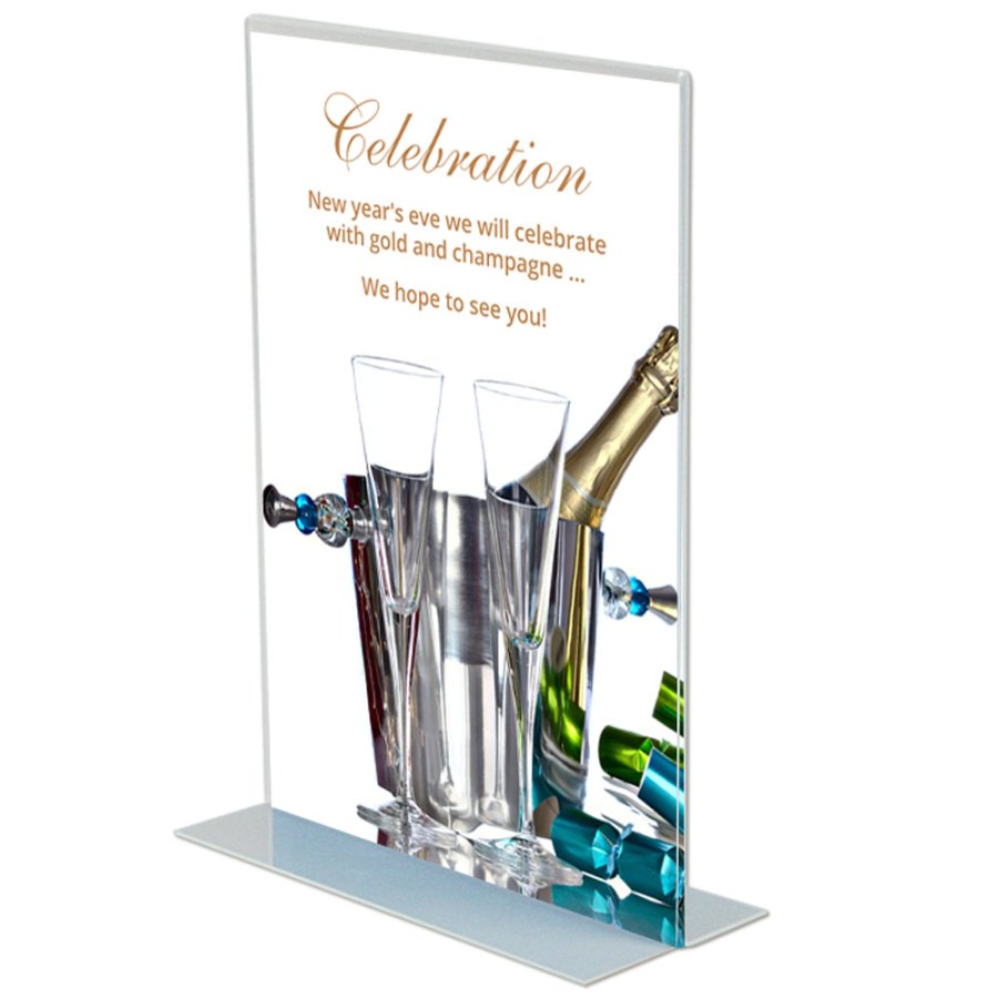 T - Menykorth&aring;llare vertikal - A8 - 5,2x7,4 cm