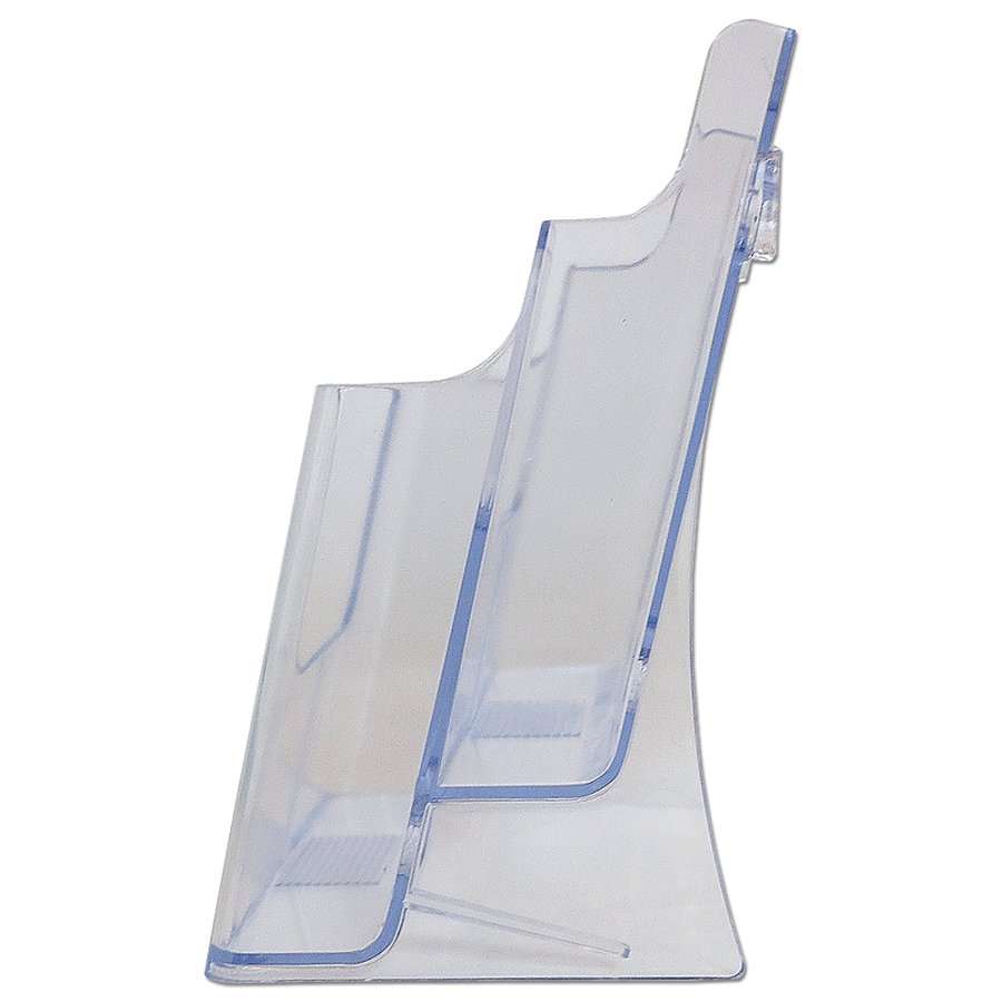 Bords- och v&auml;ggdispenser, broschyrh&aring;llare i akryl, 2 x A5