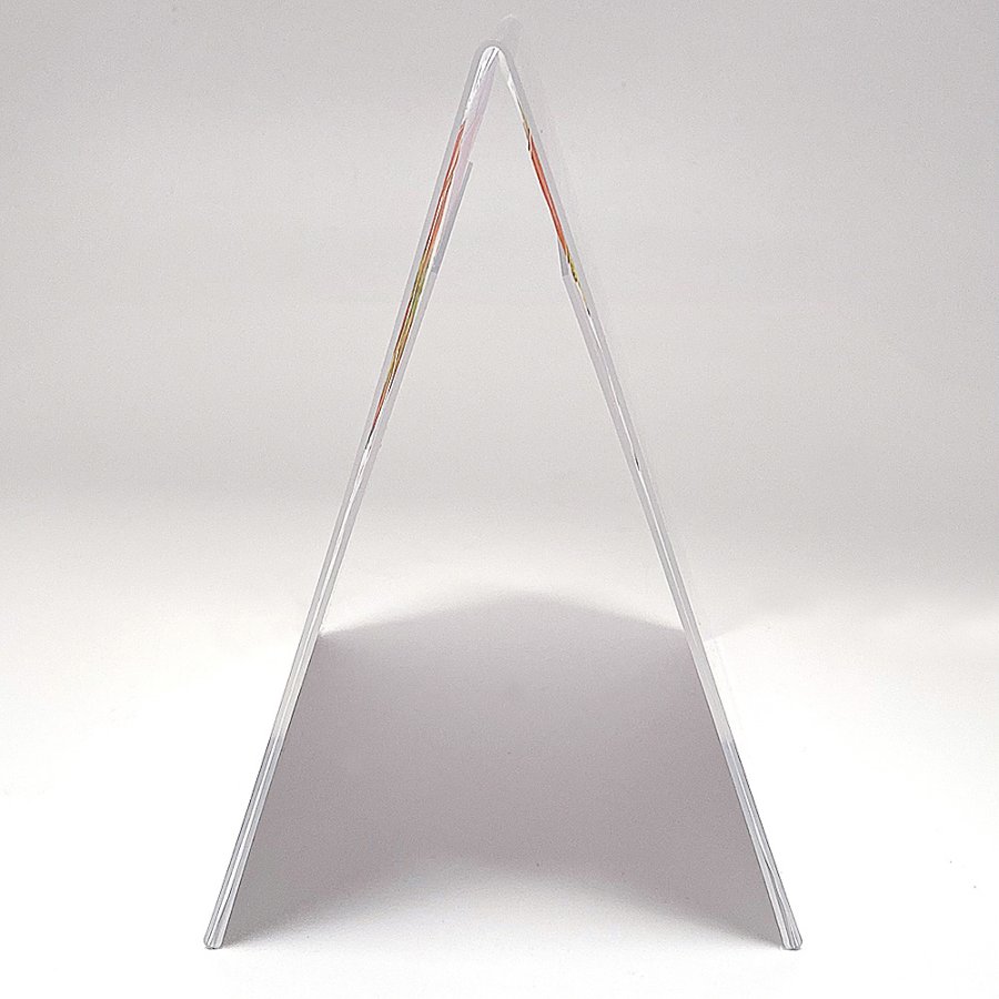 A-menyh&aring;llare, vertikal A4 akryldisplay, dubbelsidig