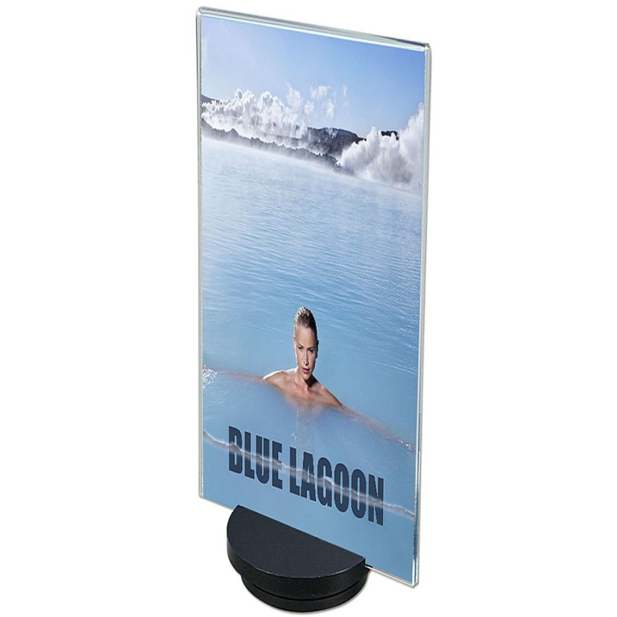 Turn Menust&auml;ll vertikal svart - M65 Flyer - 9,9x21 cm - svart