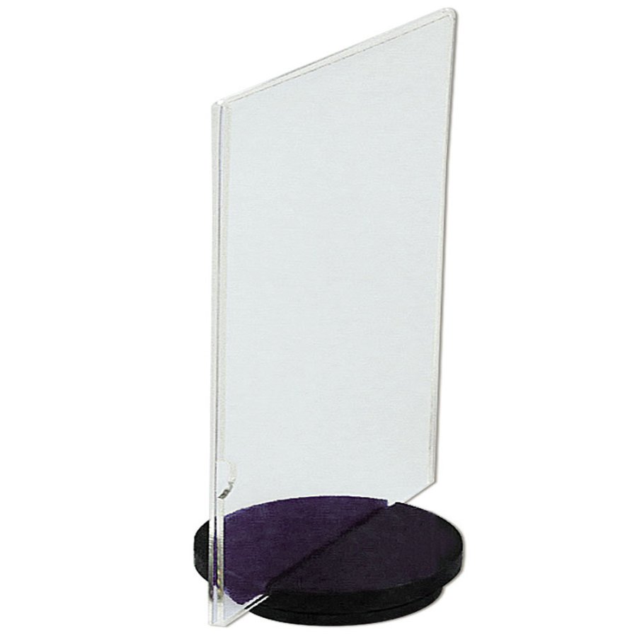 Turn Menust&auml;ll vertikal svart - A5 - 14,8x21 cm - svart