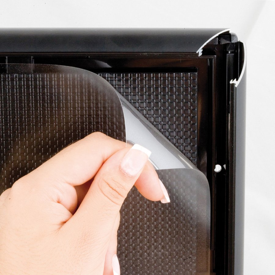 Opti sn&auml;ppramar, alu/svart, 25 mm, A4