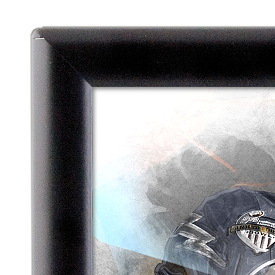 Opti sn&auml;ppramar, alu/svart, 25 mm, A3