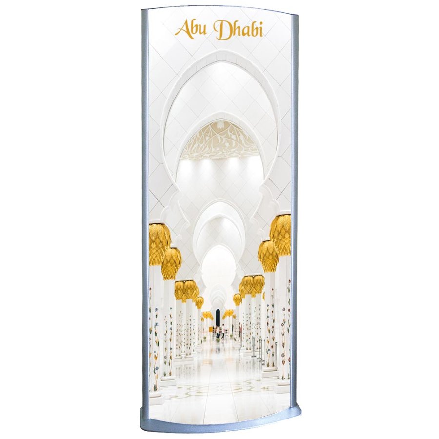 Totem Elipse ljusl&aring;da dubbelsidig 60x170cm