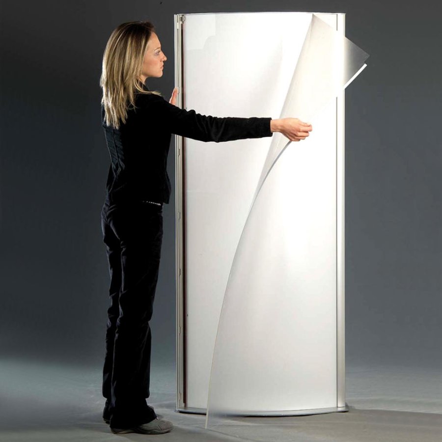 Totem Elipse ljusl&aring;da dubbelsidig 80x170cm