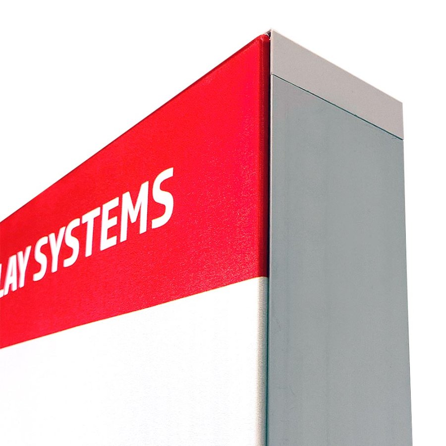 LED -Tex Light stand display dubbelsidig 85x200cm