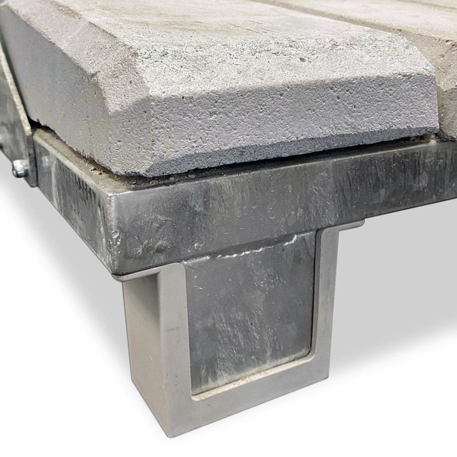 Heavy Outdoor Sign Betongst&auml;ll - 100x140 cm - silver