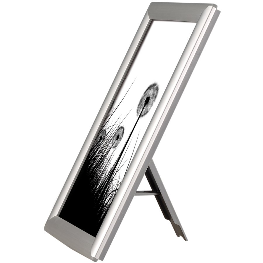 Fotosn&auml;ppramar, alu/silver, 25 mm, A4