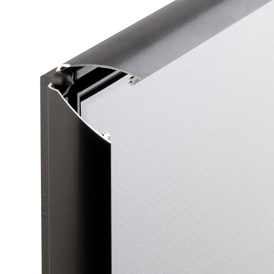 Foto Alu sn&auml;ppramar - 25 mm - A4 - svart