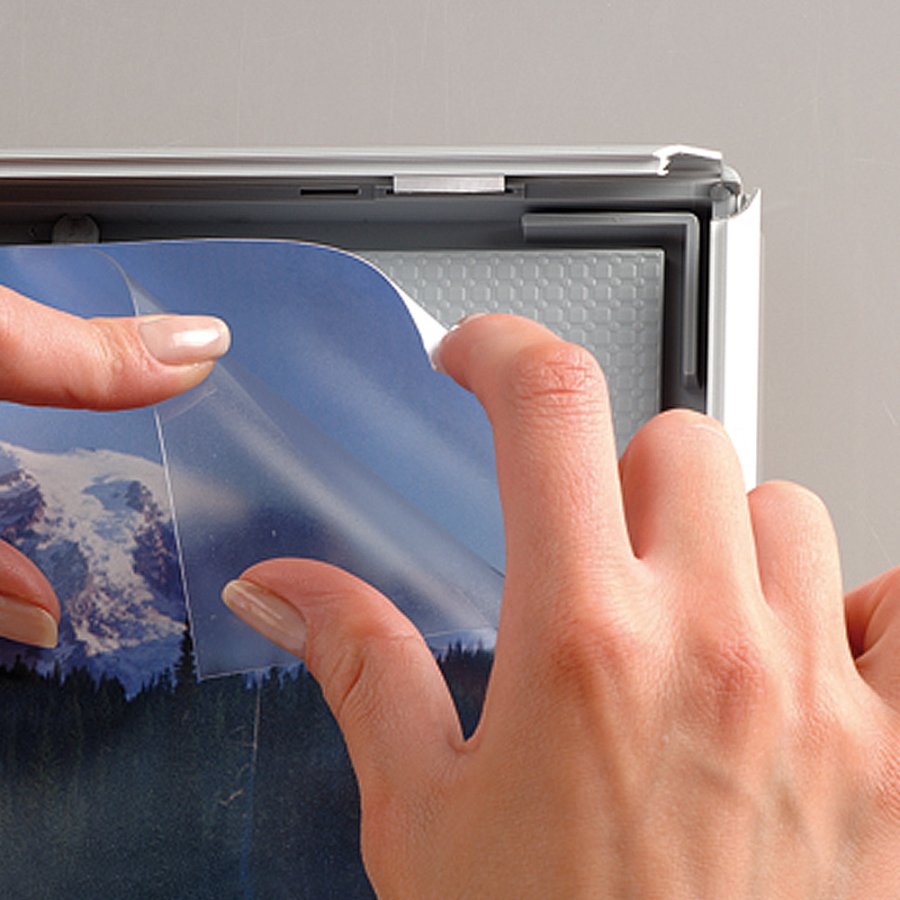 Foto Alu sn&auml;ppramar - 14 mm - A4 - silver